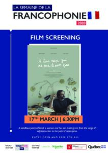 17th March | French Film Screening - À tous ceux qui ne me lisent pas